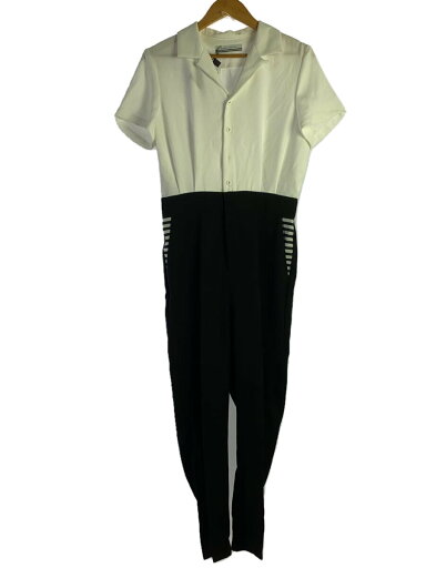 【中古】BORDERS at BALCONY/オールインワン/36/ポリエステル/BLK/SHIRT JUMP-SUIT【レディースウェア】 【中古】BORDERS at BALCONY/オールインワン/36/ポリエステル/BLK/SHIRT JUMP-SUIT【レディースウェア】