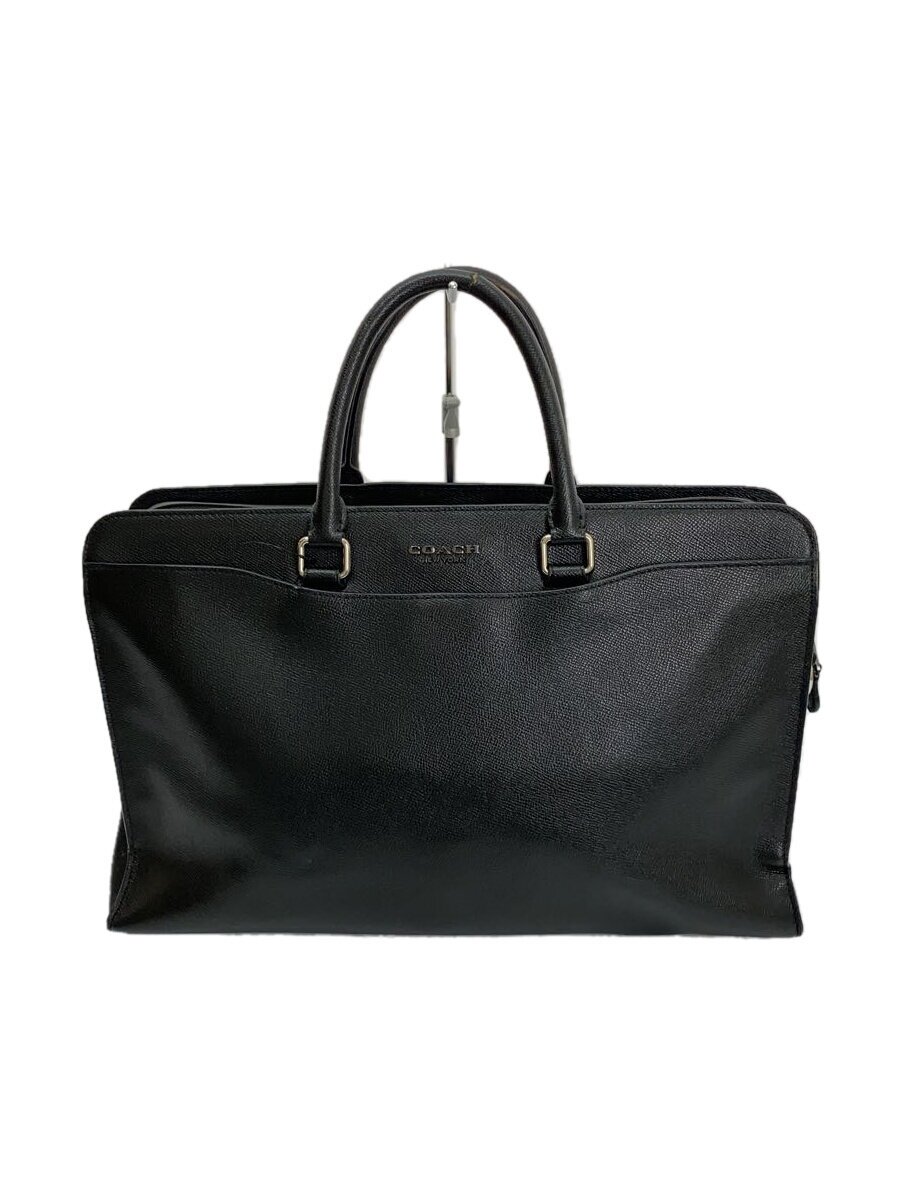 【中古】COACH◆持ち手部分ヒビ有/ブリーフケース/ブラック/F72988【バッグ】