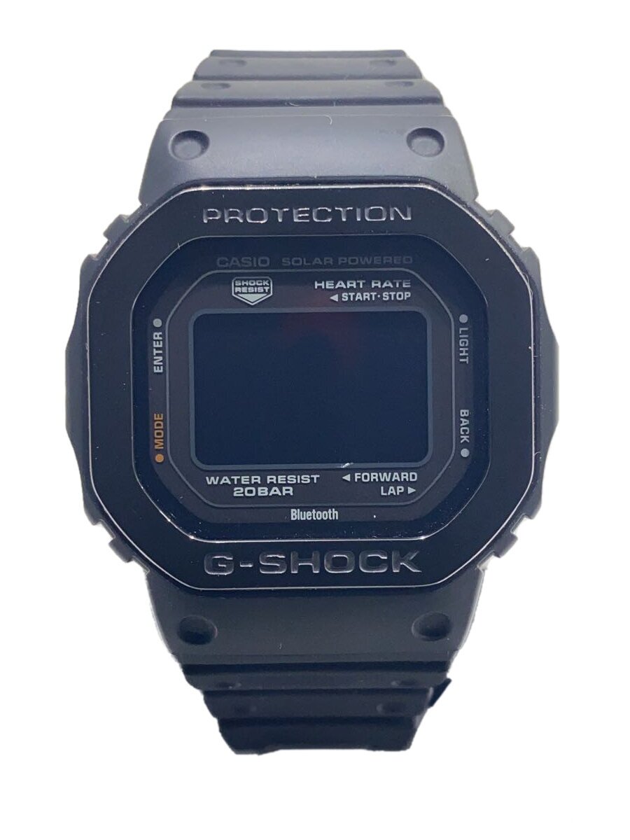 【中古】CASIO◆ソーラー腕時計_G-SHOCK/デジタル/ラバー/BLK【服飾雑貨他】