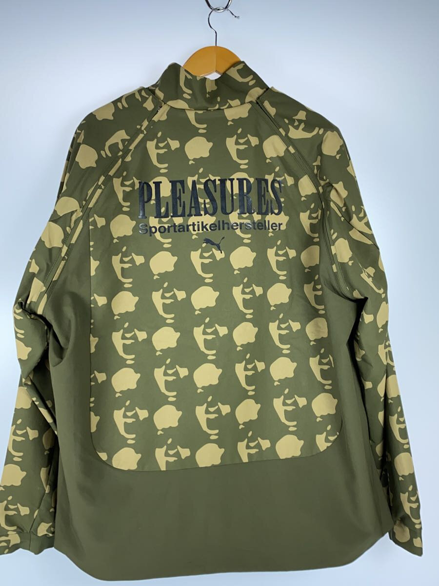 【中古】PUMA◆ジャケット/XL/ポリエステル/GRN/620876-93【メンズウェア】