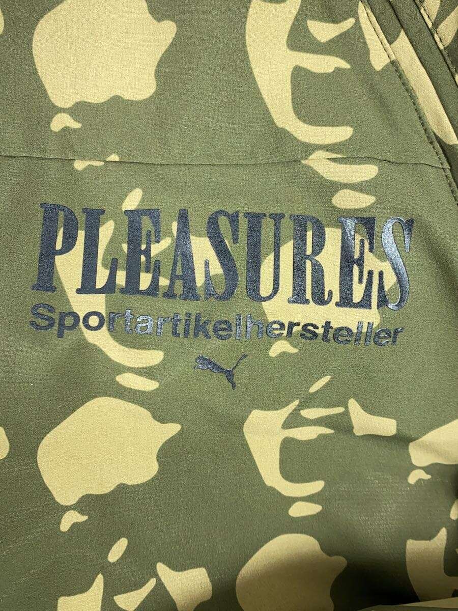 【中古】PUMA◆ジャケット/XL/ポリエステル/GRN/620876-93【メンズウェア】