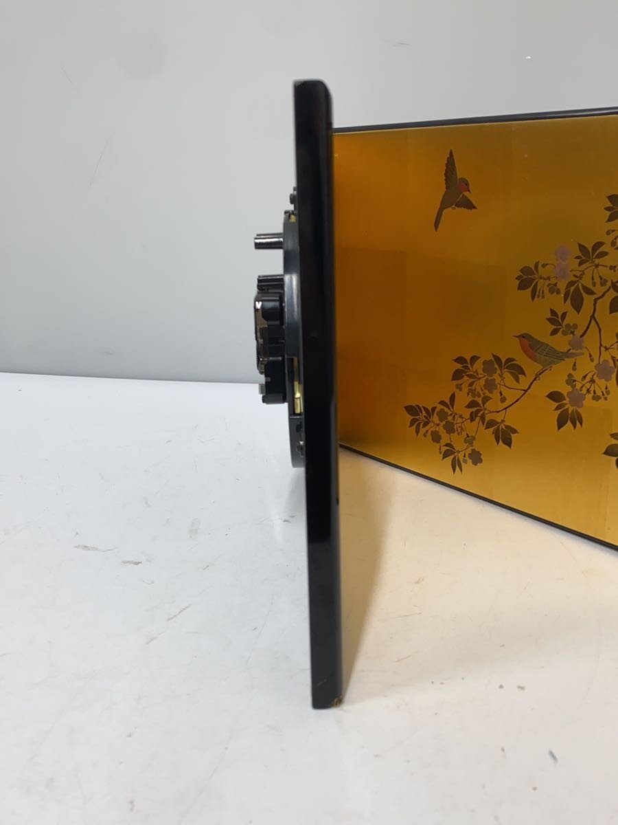 【中古】箔一(HAKUICHI)◆時計/ゴールド/鶯/桜/金【インテリア小物・日用雑貨】 [2]
