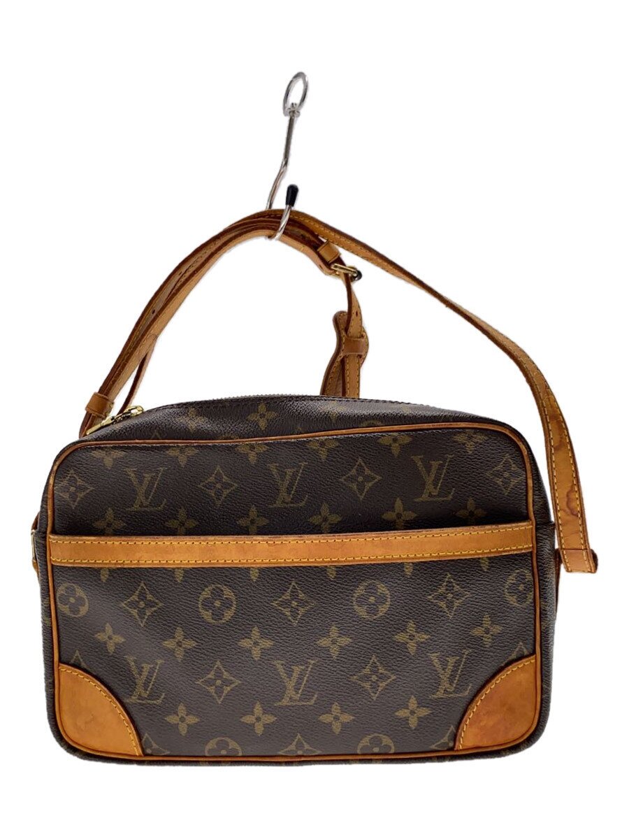 LOUIS VUITTON - 【中古】LOUIS VUITTON◆トロカデロ27_モノグラム・キャンバス_BRW/PVC/BRW【バッグ】