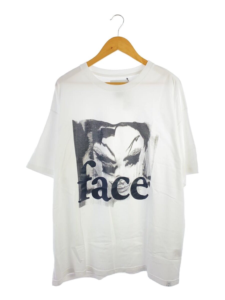 【中古】FACETASM◆Tシャツ/0/コットン/WHT/プリント/SPT-1030-02【メンズウェア】