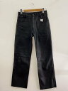 【中古】HORN WORKS◆ボトム/31/レザー/BLK/無地【メンズウェア】