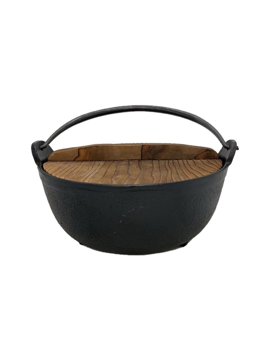 【中古】南部鉄器◆鍋/サイズ:18cm/BLK【キッチン用品】