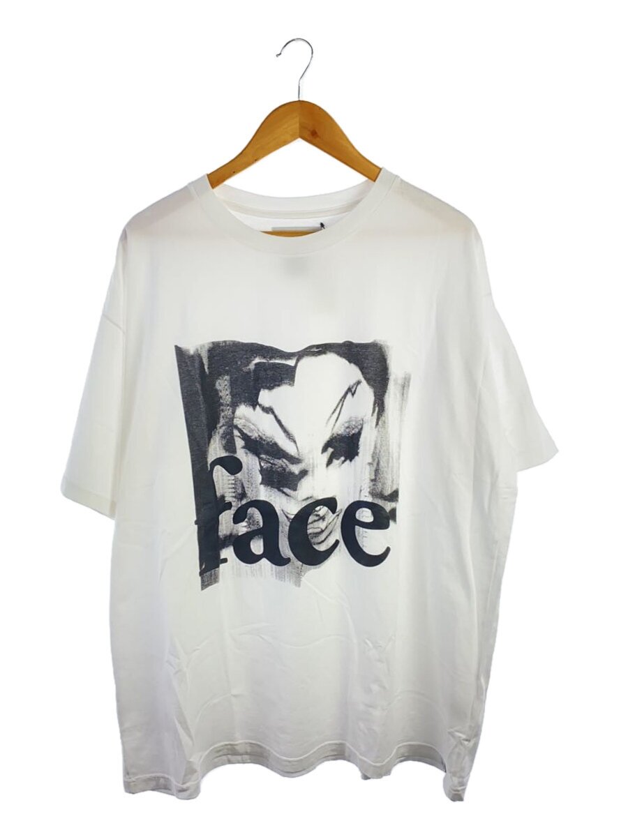 【中古】FACETASM◆Tシャツ/0/コットン/WHT/プリント/SPT-1030-02【メンズウェア】