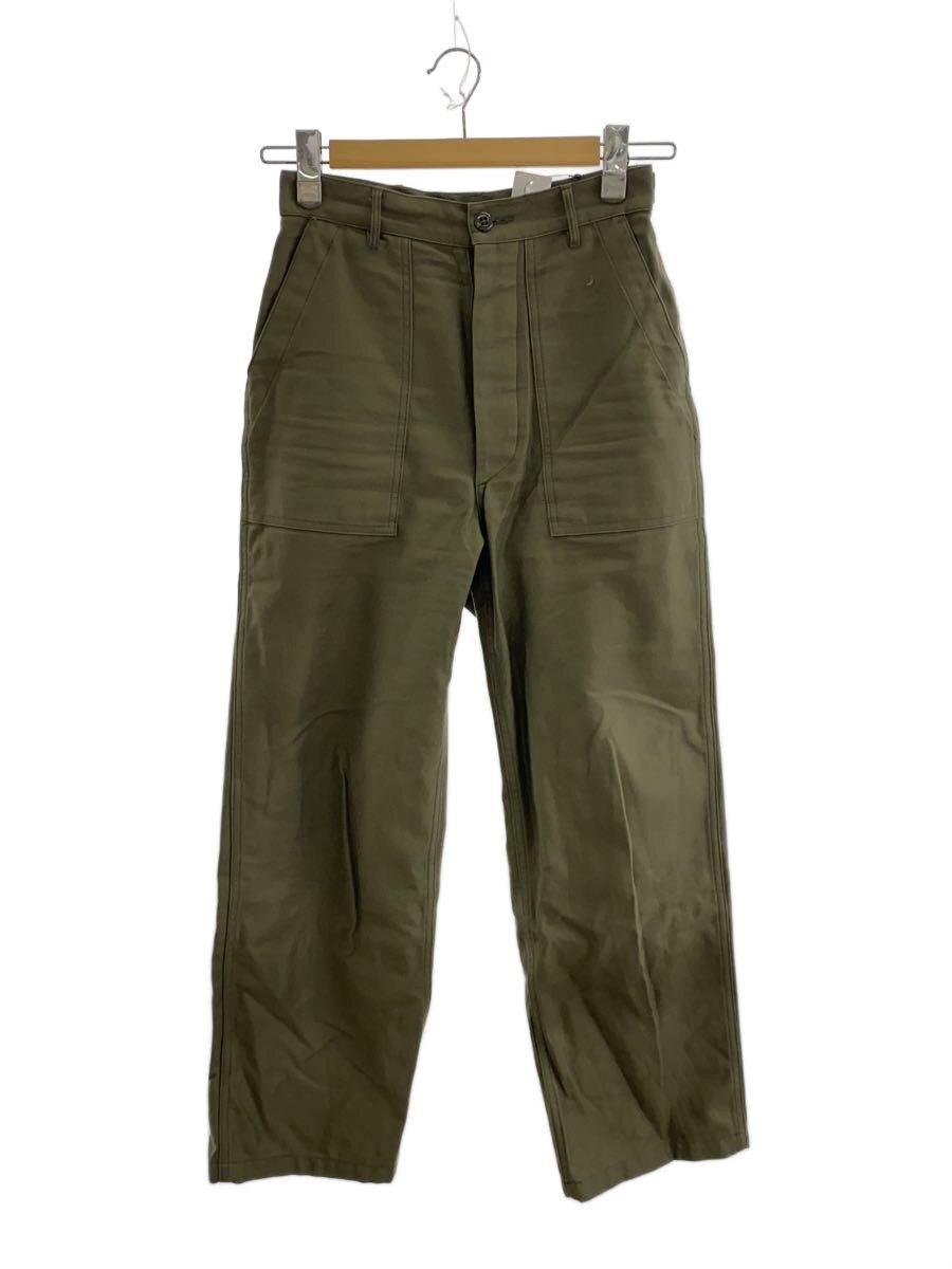 Cotton - 【中古】HYKE◆BACK SATIN BAKER PANTS/ボトム/S/コットン/KHK/無地/232-13235 033//【レディースウェア】