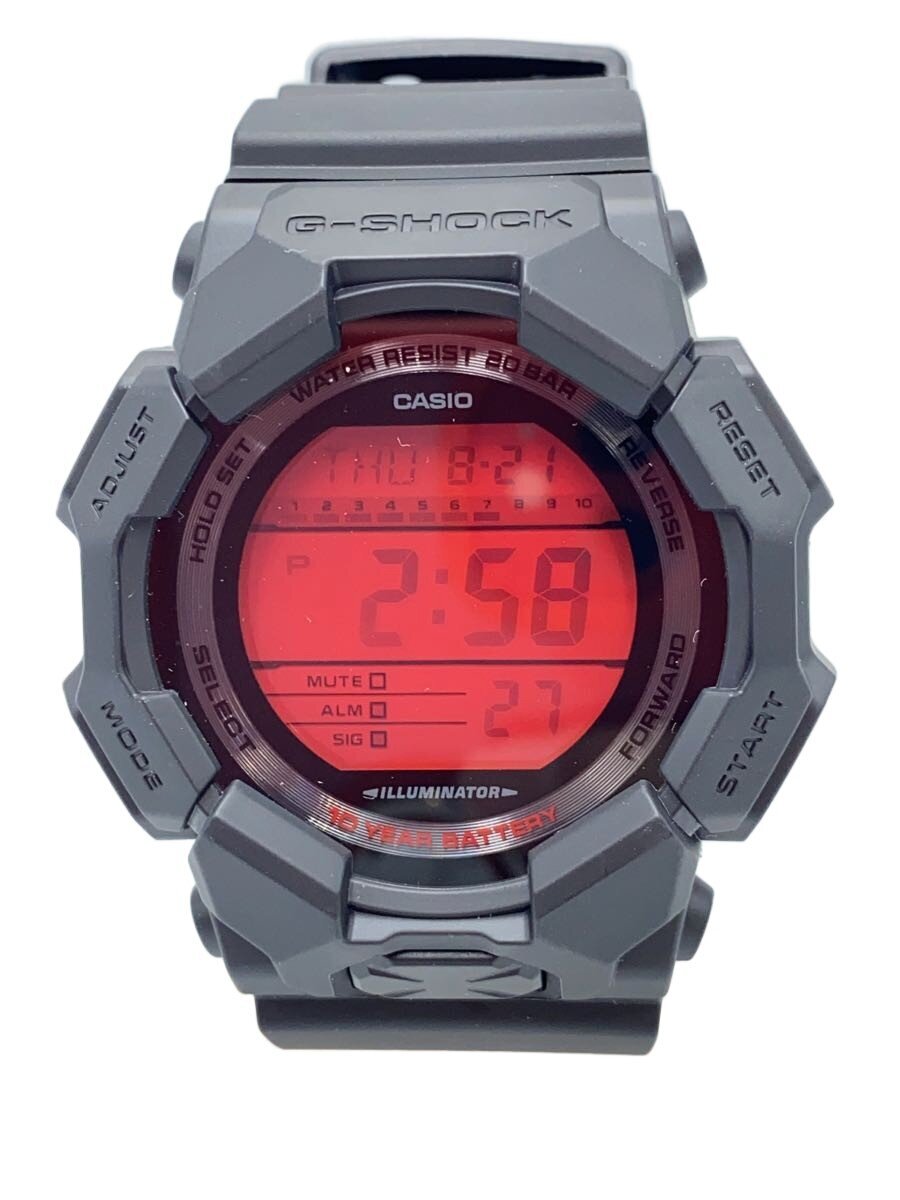 【中古】CASIO◆クォーツ腕時計_G-SHOCK/デジタル/RED/BLK【服飾雑貨他】