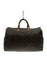 【中古】LOUIS VUITTON◆1)ソミュール30_モノグラム・キャンバス_BRW/PVC/BRW【バッグ】(4)