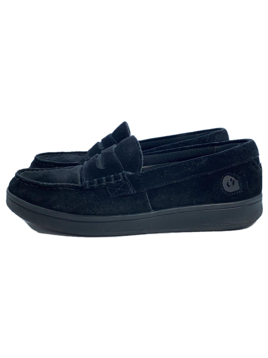 【中古】GRAVIS◆ローファー/24cm/BLK/
