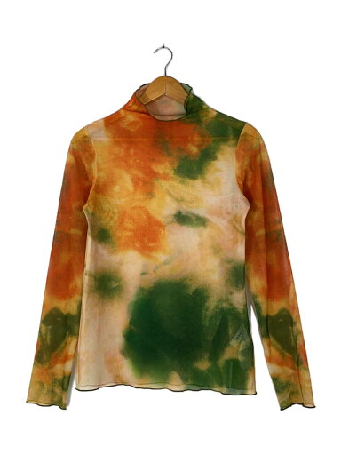 【中古】AMERI◆MIRANDA TAIDAI SHEER TURTLE TOP/ポリエステル/オレンジ/総柄/012103403【レディースウェア】 【中古】AMERI◆MIRANDA TAIDAI SHEER TURTLE TOP/ポリエステル/オレンジ/総柄/012103403【レディースウェア】