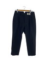 【中古】COMOLI◆18AW/ボトム/2/ウール/NVY/N03-03001//【メンズウェア】
