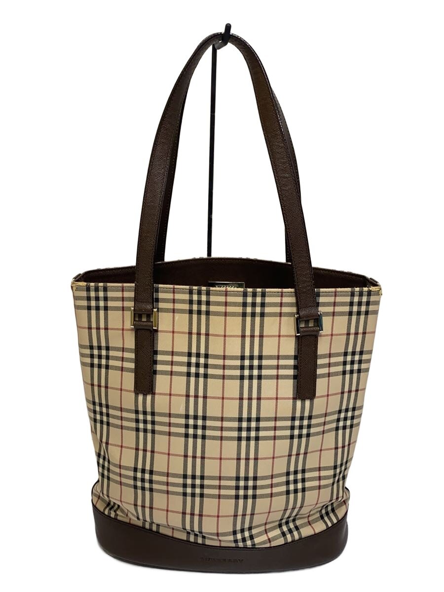 中古 BURBERRY トートバッグ -- BEG チェック ? NULL バッグ jumblestore-38292907 2nd STREET 楽天市場店 パッケージ画像