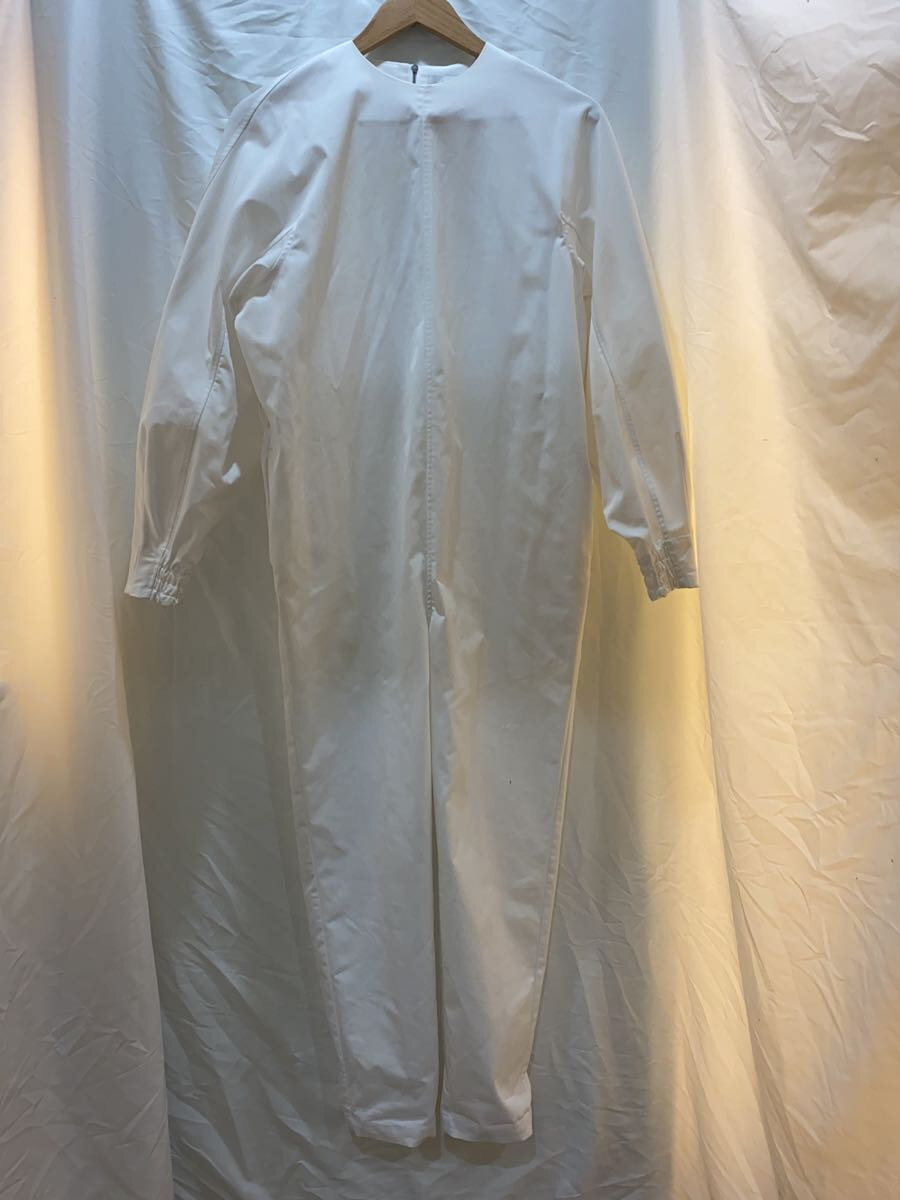 【中古】HYKE◆オールインワン/1/コットン/WHT/231-16154【レディースウェア】