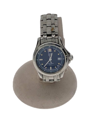 【中古】OMEGA◆クォーツ腕時計/アナログ/NVY/SLV【服飾雑貨他】 【中古】OMEGA◆クォーツ腕時計/アナログ/NVY/SLV【服飾雑貨他】