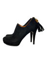 【中古】GUCCI◆ブーティ/38/BLK/スウェード/269726【シューズ】