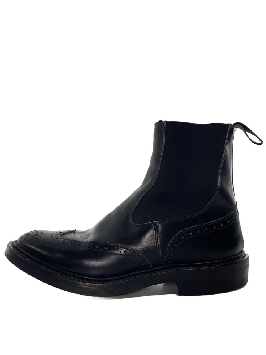 【中古】Tricker’s◆サイドゴアブーツ/US8.5/BLK/レザー/M2754//【シューズ】