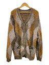 【中古】RE: Number (N)ine◆FEATHERY YARN ARGYLE JACQYARD KNIT CARDIGAN/4/NMBcd613【メンズ...