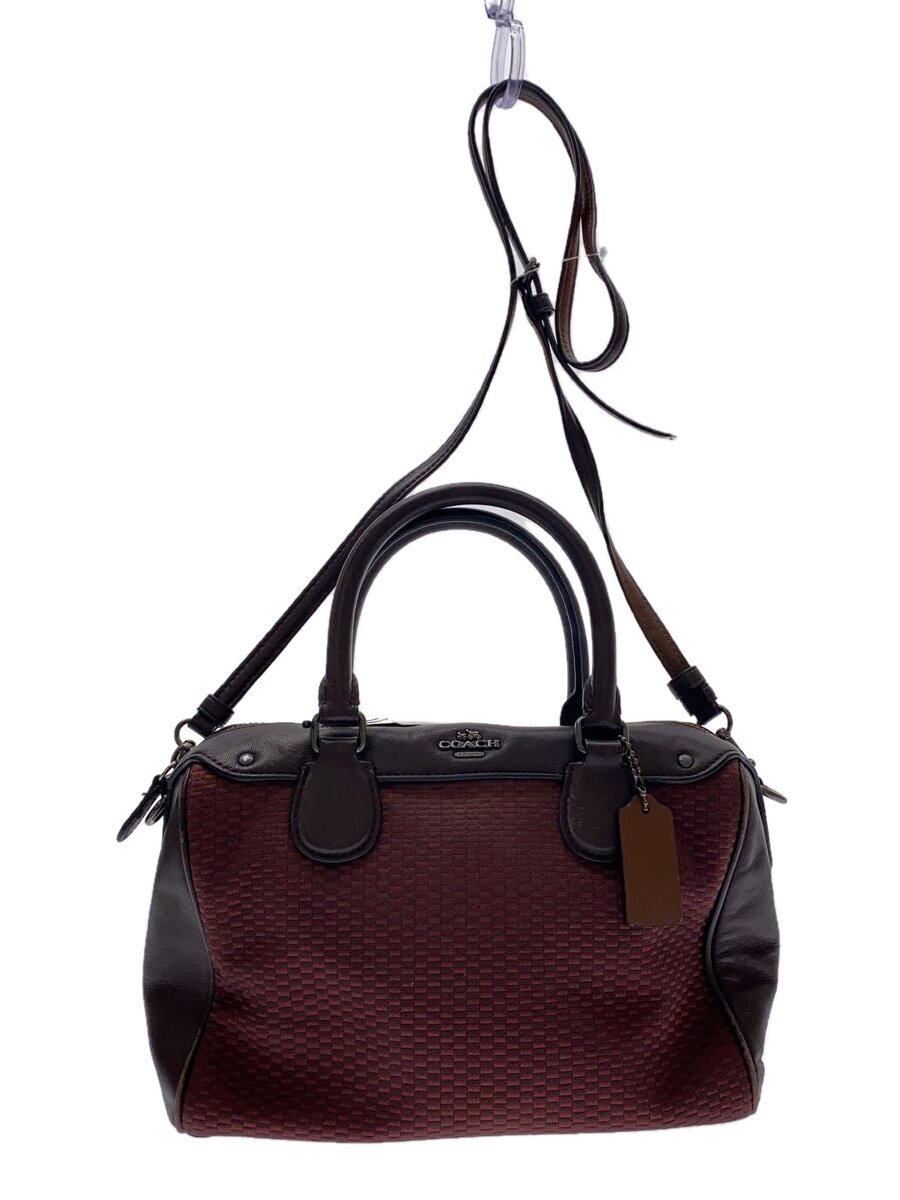 COACH - 【中古】COACH◆ハンドバッグ/レザー/BRD/F57242/角スレあり【バッグ】
