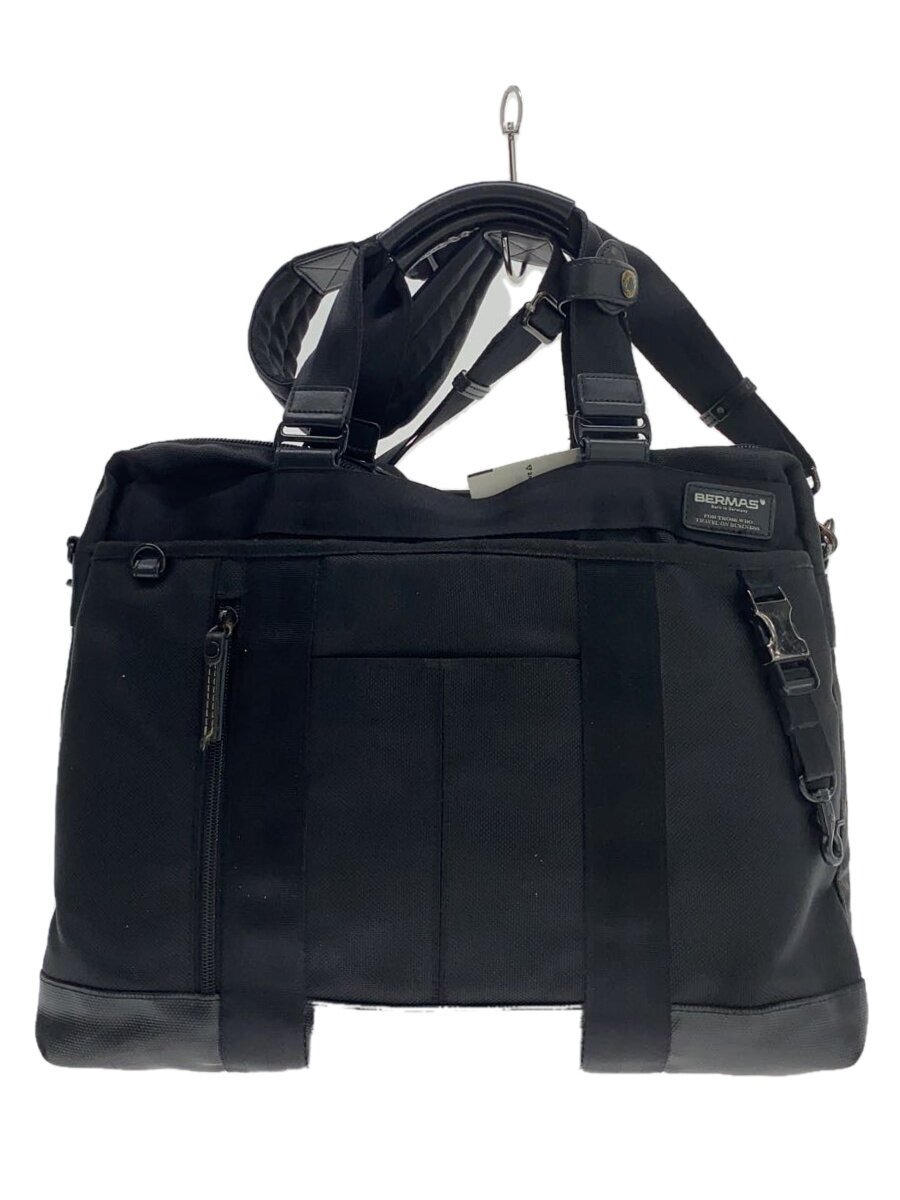 Attache Case - 【中古】BERMAS◆ブリーフケース/ナイロン/BLK【バッグ】
