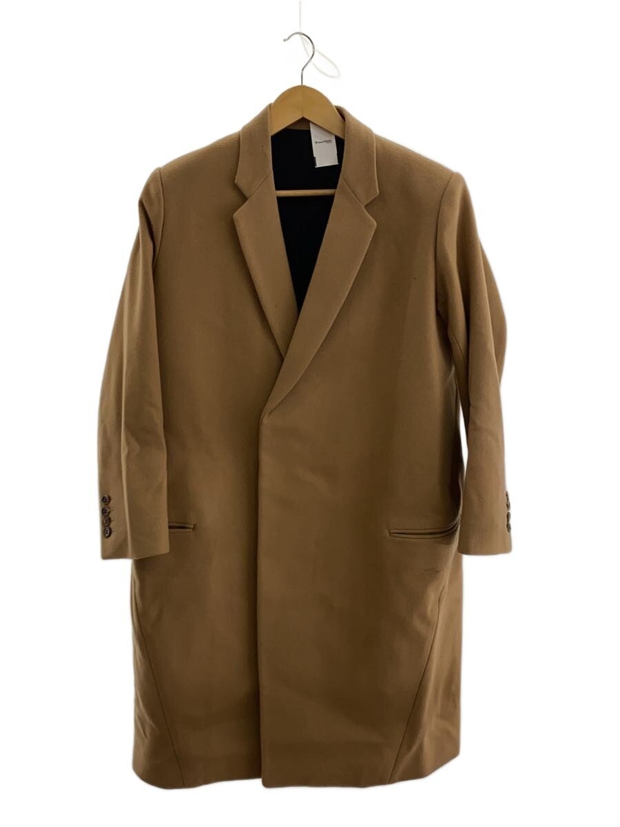 【中古】Lithium homme◆チェスターコート/46/ウール/CML/無地/LH19-5226【メンズウェア】