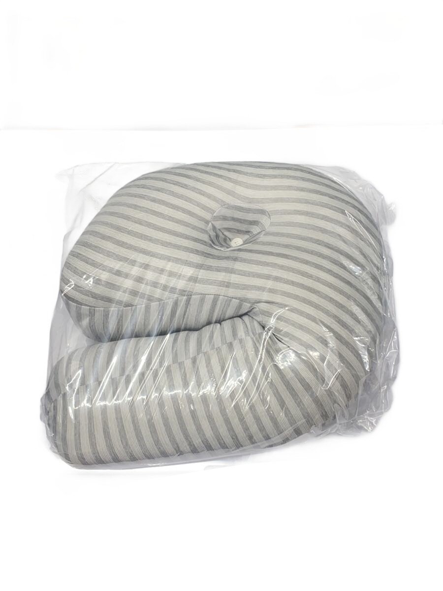 【中古】NITORI◆寝具/GRY/横向き寝まくら【インテリア小物・日用雑貨】