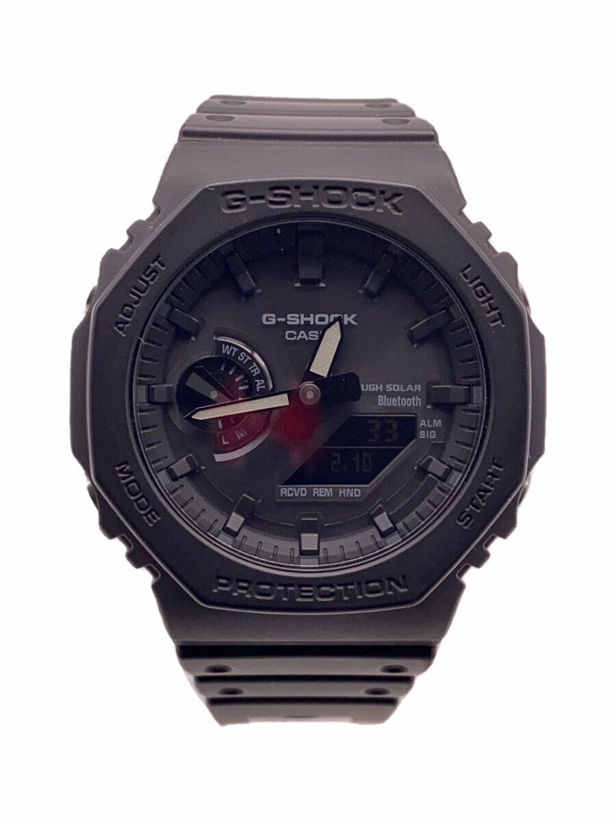 【中古】CASIO◆ソーラー腕時計_G-SHOCK/デジアナ/GRY/BLK/G-SHOCK/箱有【服飾雑貨他】