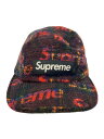 【中古】Supreme◆18AW/Harris Tweed Camp Cap/キャップ/--/ウール/BRD/総柄/メンズ【服飾雑貨他】