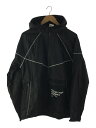 【中古】MONCLER GAMME ROUGE◆ジャケット/2/ナイロン/ブラック/C-DIND-21-1555【メンズウェア】