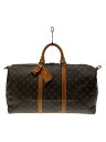 【中古】LOUIS VUITTON◆キーポル・バンドリエール50_モノグラム・キャンバス_BRW/PVC/BRW/M41416//【バッグ】