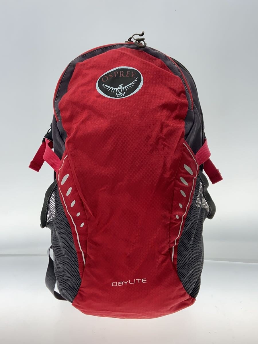 【中古】osprey◆リュック/バックパック/RED/レッド【バッグ】