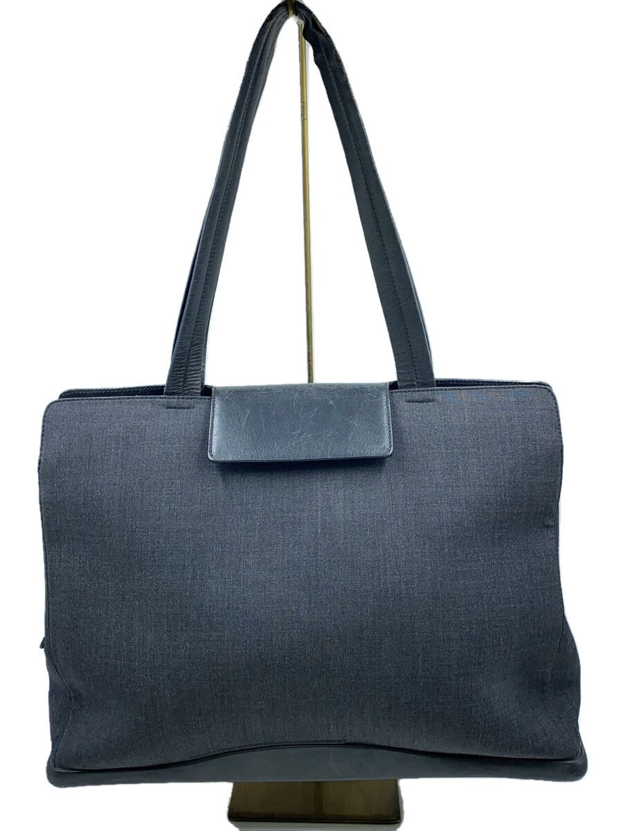 【中古】PRADA◆トートバッグ/--/GRY【バッグ】