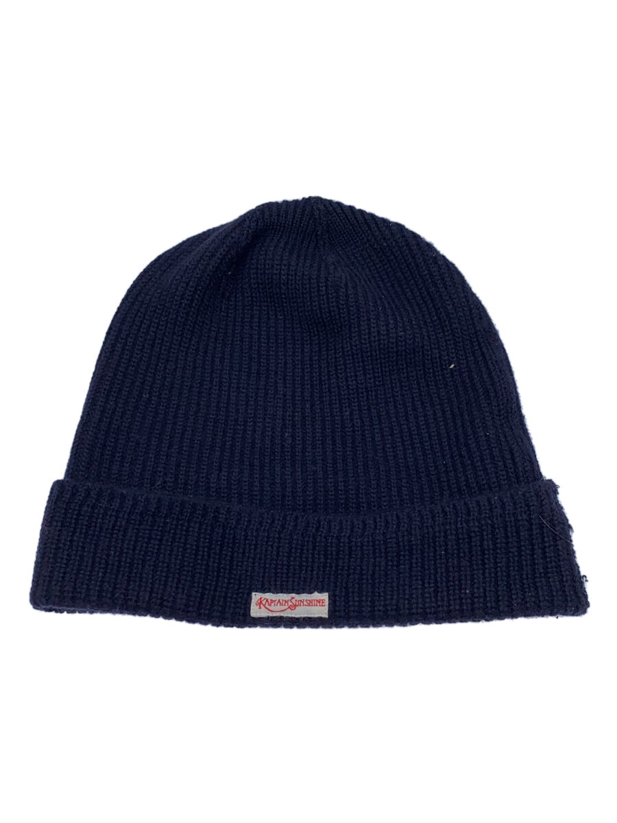 【中古】KAPTAIN SUNSHINE◆ニットキャップ/--/NVY/メンズ【服飾雑貨他】