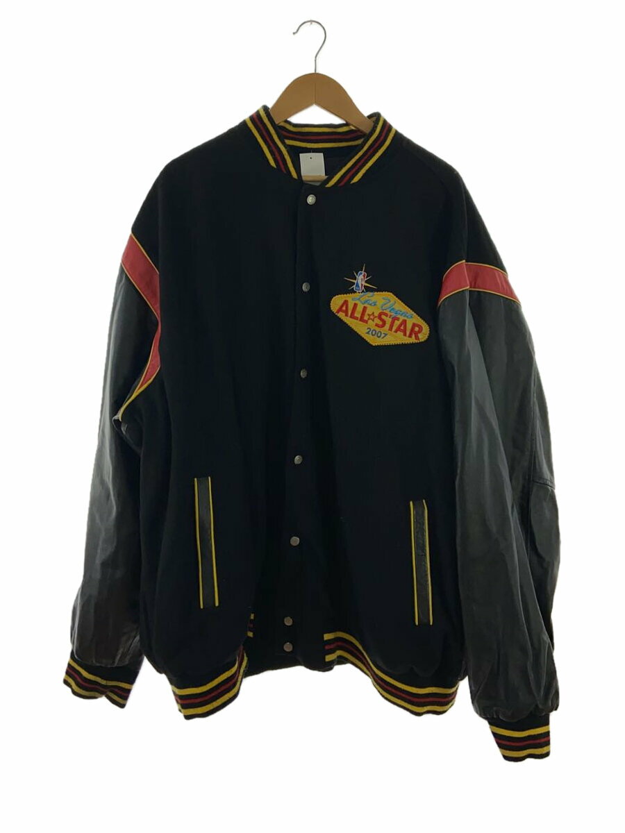 【中古】NBA◆NBA/オールスター2007/スタジャン/6XL/--/BLK【メンズウェア】