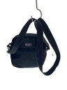 【中古】HUF◆ショルダーバッグ/ポリエステル/BLK【バッグ】
