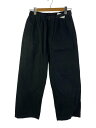【中古】DESCENTE◆ボトム/L/コットン/BLK/無地/dhutje80【メンズウェア】
