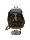 【中古】LOUIS VUITTON◆1)ミニ・モンスリ_モノグラム・キャンバス_BRW/PVC/BRW【バッグ】