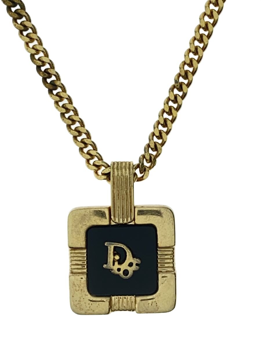 【中古】Christian Dior◆ネックレス/--/GLD/トップ有/レディース【服飾雑貨他】