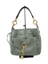 【中古】SEE BY CHLOE◆シーバイクロエ/ハンドバッグ/スウェード/ブルー【バッグ】