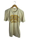 【中古】Champion◆Tシャツ/S/コットン/CRM【メンズウェア】