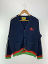 【中古】GUCCI◆カーディガン(厚手)/M/レーヨン/NVY/700485【メンズウェア】