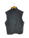 【中古】GAP◆OLDGAP/フリースベスト/XL/ポリエステル/BLK/無地/90s【メンズウェア】