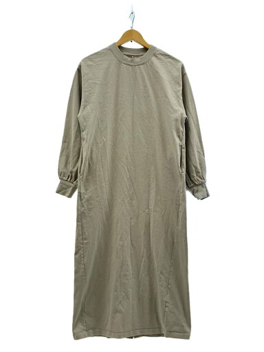 【中古】MACHATT◆長袖ワンピース/--/コットン/BEG/無地/MCT21A301//【レディースウェア】 【中古】MACHATT◆長袖ワンピース/--/コットン/BEG/無地/MCT21A301//【レディースウェア】
