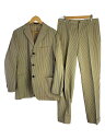【中古】ETRO◆スーツ/48/コットン/BEG/ストライプ/T3182E【メンズウェア】