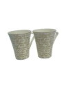 【中古】TIFFANY&Co.◆ペアマグカップ/2点セット/WHT【キッチン用品】