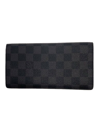 【中古】LOUIS VUITTON◆ポルト・フォイユ・ブラザ_ダミエ・グラフィット_BLK/PVC/BLK/メンズ【服飾雑貨他】 【中古】LOUIS VUITTON◆ポルト・フォイユ・ブラザ_ダミエ・グラフィット_BLK/PVC/BLK/メンズ【服飾雑貨他】