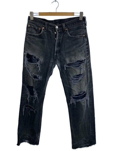 【中古】Levi’s◆ボトム/32/デニム/BLK/無地/501【メンズウェア】 【中古】Levi’s◆ボトム/32/デニム/BLK/無地/501【メンズウェア】