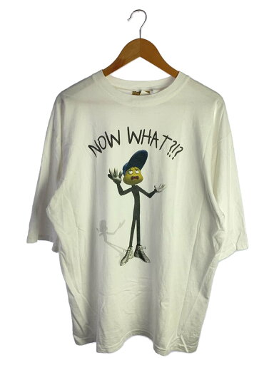 【中古】CULTURE STUDIO/Tシャツ/L/コットン/WHT/プリント【メンズウェア】 【中古】CULTURE STUDIO/Tシャツ/L/コットン/WHT/プリント【メンズウェア】