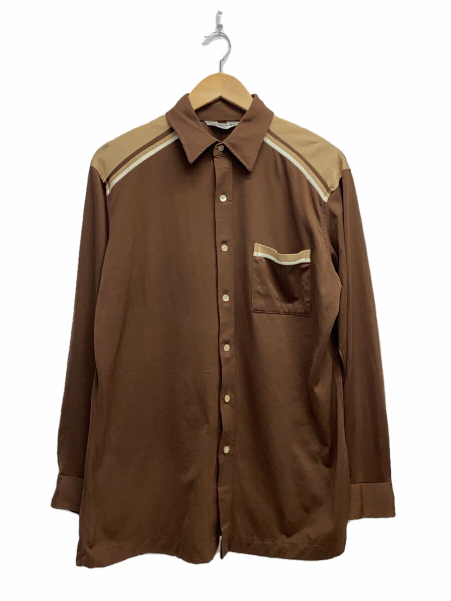 【中古】70s/レーヨン/ボックス型シャツ/--/レーヨン/BRW/総柄【メンズウェア】